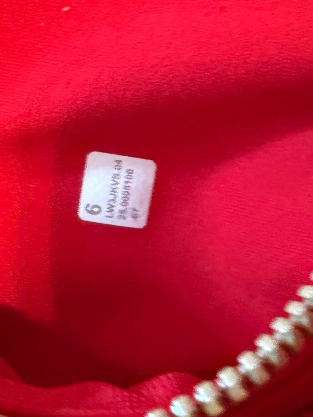Lululemon Lunar New Year Define Cropped Jacket *Nulu Oxford Red Size 6 - Picture 9 of 9